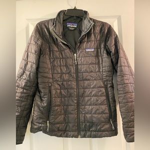 Black Patagonia womens Nanopuff